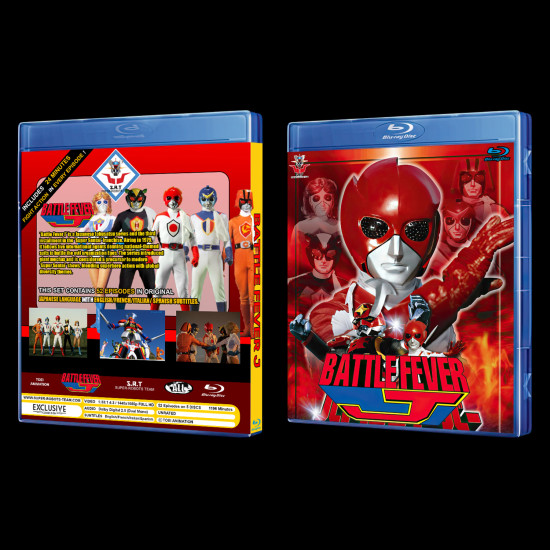 Battle Fever J Blu-Ray (Eng - Fre - Ita - Spa Multi-Sub)