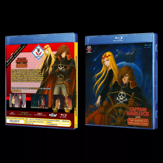 Captain Harlock and the Queen of a Thousand Years Blu-Ray (Eng Dub)
