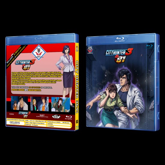 City Hunter Season 1 + 2 + 3 + 91 Blu-Ray (Eng Sub)