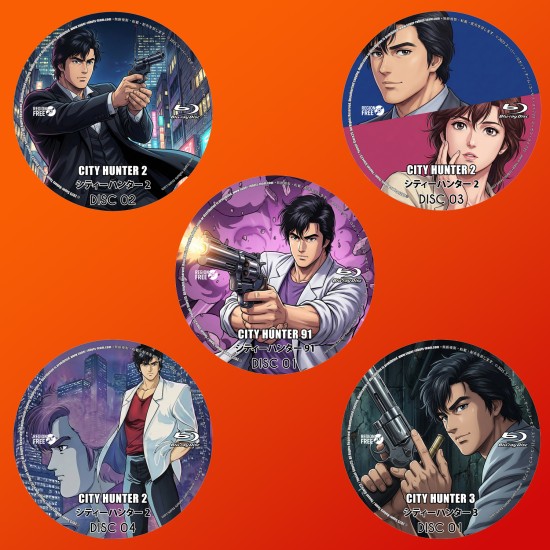 City Hunter Season 1 + 2 + 3 + 91 Blu-Ray (Eng Sub)